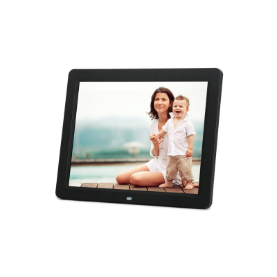 Video Loop Playback Auto Playing Music Free Download 12 Inch LCD ROHS Certified Memory Digital Photo Frame