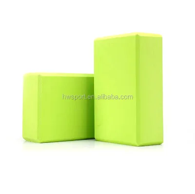 2025 High-Density Eco-friendly Green EVA Foam Yoga Brick Sports & Exercise Block and Brick