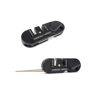 Sharpener Diamond Tool Camp Gear Hike Tungsten Ceramic Sharpen Fish Hook Pocket Carbide Knife Whetstone Outdoor Portable Tools