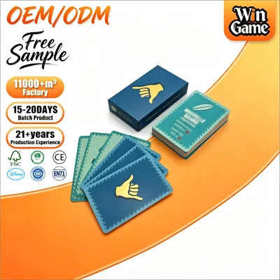 Custom Card Game Manufacturer Personalized Playing Cards for Kids Family Party Board Game Sets