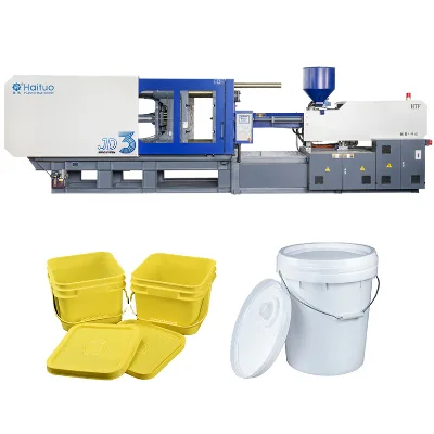 Horizontal Energy Saving Plastic Bucket Injection Molding Machine Large Capacity Open Clamp System Stable High Speed Production