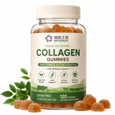 Natural Grass Fed Bovine Collagen Gummy for Joint Care and Active Lifestyle Daily Wellness Support