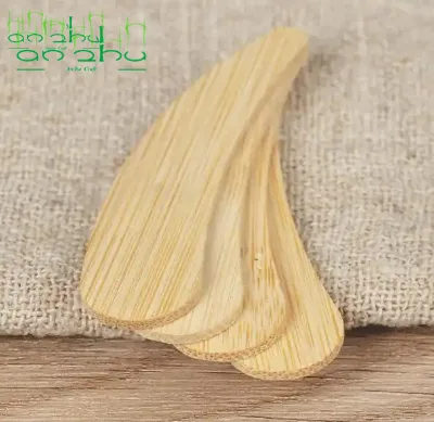 Bamboo Spatula for Face Mask Mixing Natural Wooden Cosmetic Tool Single Use