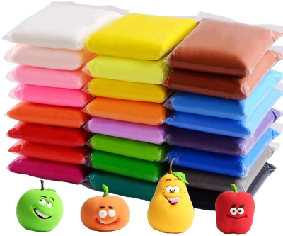 Multicolored Non-toxic Odorless Modeling Clay Super Light Weight Clay for Kids