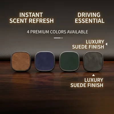 Magnetic Assembly Square Metal Car Vent Perfume Clip Replaceable Fragrance Pad Custom Logo Promotional Car Gift