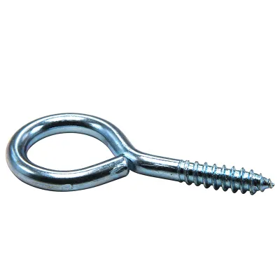 Premium Eye Shape Screw Hook Ring With Loop Hole Wholesale Hardware Products Eye Shape Screws Ideal for Multiple Applications 2#