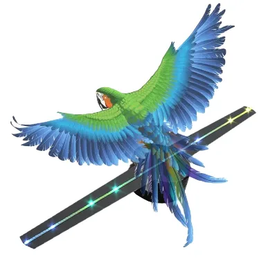 Factory Wholesale Eye 42cm 2 Blades 3D Hologram Pictures Video Technology Event Decor