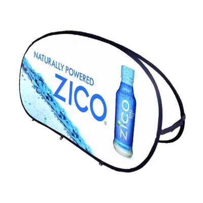 Vertical Pop Out Banner Lightweight Personalized Sideline Banner for Football Field