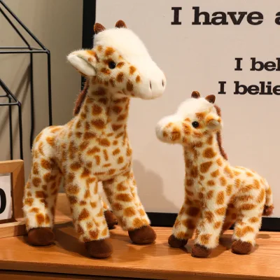 Wholesale Cute Giraffe Plush Toys Customized Zoo Souvenirs and Children's Gifts