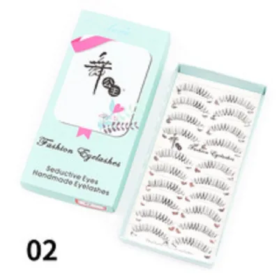 OEM Transparent Stem Eyelashes 10 Pairs Lashes Lashes Manga Individual False Eyelashes Soft Lash Cilia Extension Makeup