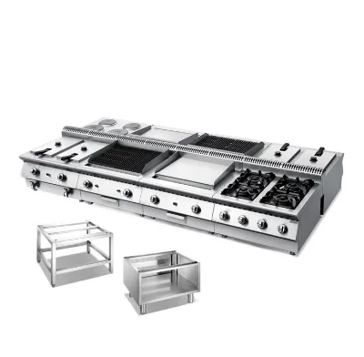XY Best Commercial Electric Gas Cooking Range with Bain Marie, Cost-Effective