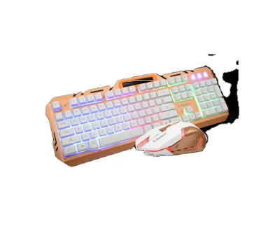 Gaming Keyboard and Mouse Keyboard with Multimedia Function + 4D Optical Mouse Combos Gamer Laser Engrave Keyboard