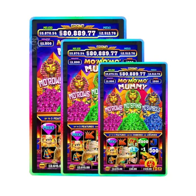 RGB LED Light 3M / ELO 21.5 23.8 27 32 Inch Capacitive Touch Screen Gaming Monitor for Mo Mo Mo Mummy Skill Game Machine
