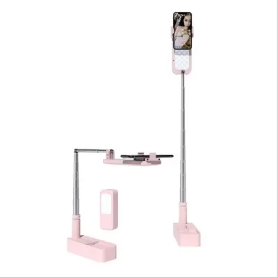 V6 1.3m Wireless Live Broadcast Holder Mini Beauty Fill Light Multi Function Foldable Outdoor Bracket Stand