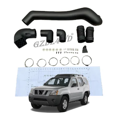 4X4 SUV Parts Raised Air Intake Systems Airflow Snorkel for GEN2 Xterra N50 '05-15
