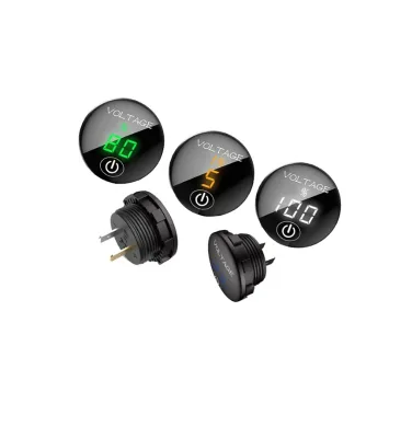 Color Panel DC 5-48V Voltage Display Voltmeter