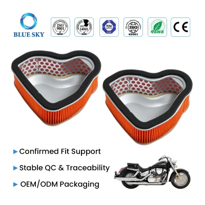 Motorcycle Air Filter Compatible with Hondas VTX1300C VTX1300R VTX1300T VTX1300S Retro SC52 7213-MEA-670