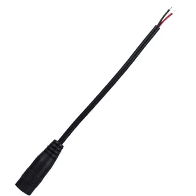 C-Power DC Power Cord 2.1x5.5mm Plug Adapter with Pure Copper Conductor and ABS Plastic for CCTV Camera