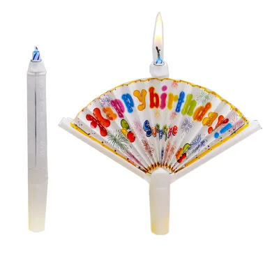 Wowei Novelty Clown Birthday Party Supplies Funny Children's Cake Decoration Candle Cake Wishing Candles for Fan