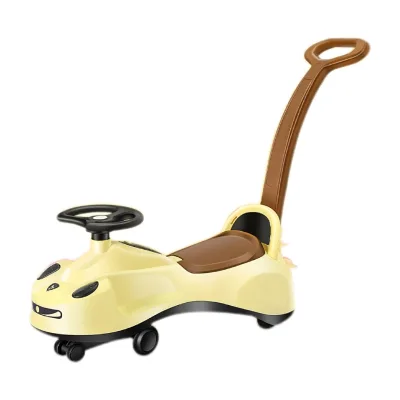 Hot Selling Baby Wiggle Cars Mute Wheel Slip Plastic Toys with Music Animal Shape Cheap Ride-on Cars for Kids