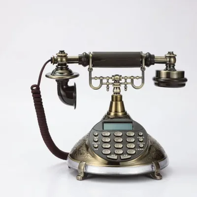 European Retro Fashion Caller ID Landline Family Villa American Antique Telephone
