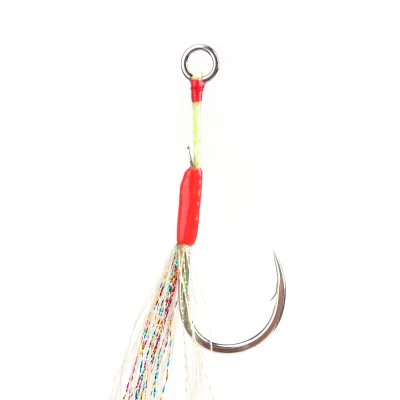 MAG 2/0 3/0 4/0 5/0 Pike High Carbon Steel Miniature Iron Plate Fishing Hook Single Assist Hooks