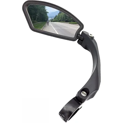 EasyDo Bicycle Handlebar Rear View Mirror Bike Cycling Wide Range Back Sight Reflector Adjustable Left Scooter E Bike Mirror