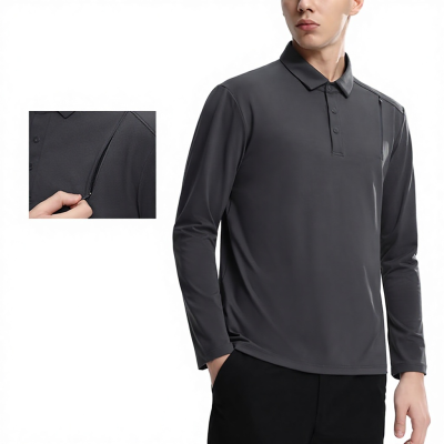 Dijia Style Sports Outdoor Quick-drying Breathable Long Sleeve Solid Men's for Shirt Simple Loose Fit Spring
