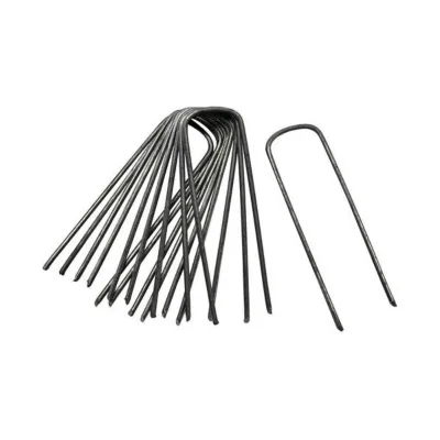 Landscape 6" Garden Stakes Round Pins Sod Staples