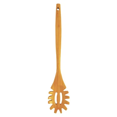 Wholesale Luxury Kitchen Ware Tools Bamboo Pasta Spaghetti Spoon