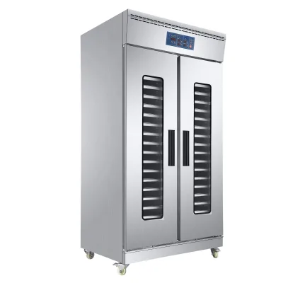 Vertical 36 Trays Spray Mist Fermentation Cabinet Microcomputer Control Dough Proofing Machine for Large Bakery
