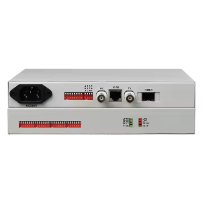 ohmFramed n*64Kbps E1 Fiber modem G.703 over fiber 120ohm