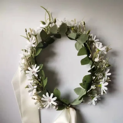 Wholesale New Small White Flower Headband for Kids and Bridal Hair Accessories Crowns & Wreaths & Tiaras