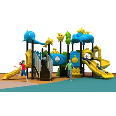 Large Plastic Water Slides for Sale Hotel Water Park Playground Equipment Water Commercial Slides