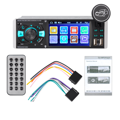 1 DIN Car Stereo 4 Inch Display Screen Car Mp5 Player with BT FM Mirror Link MP5 Car Video