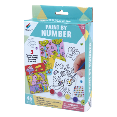 DIY Cartoon  Pictures with Numbers  Painting Kit Paint by Numbers for Wholesale