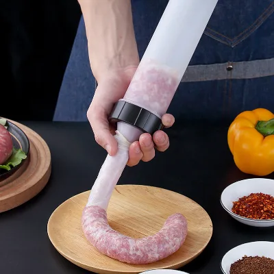 Manual Sausage Stuffer Tools Dispenser Meat Injectors, Kitchen Household Manual Sausage Filling Tool, Handmade Sausage Tool