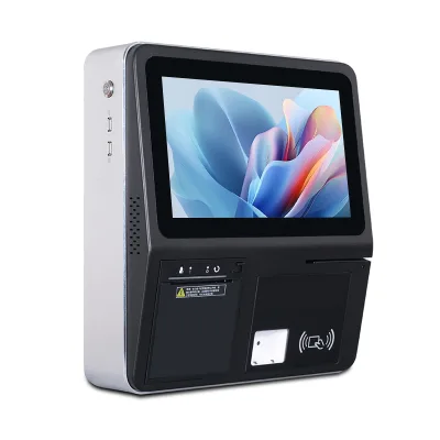 New Designed Mini Wall Mount Portable POS All-in-One Ticket Printer 11.6inch Android 11 NFC Technology 1 Year Warranty RK3566