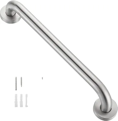 High Quality Satin Finished Shot Blasting Disabled Toilet Grab Bars Brush Stainless Steel 304 for Elderly