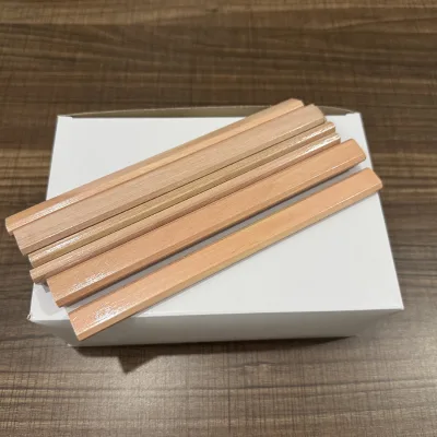 Personalized Customizable Logo Carpenter Pencil Square 24cm Flat HB Pencils Promotion Custom Carpenter Construction Pencil