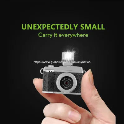 OEM Mini Camera 720P with Flash Light | Portable Keychain Photo & Video Camera