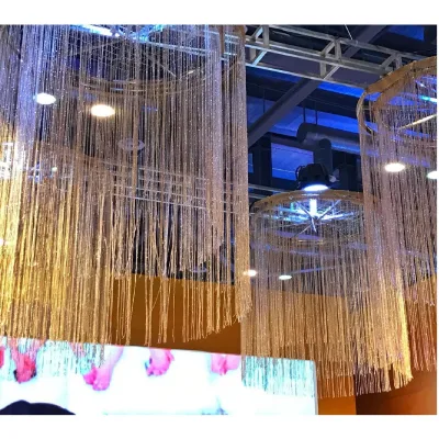 Wedding Prop New Wedding Ceiling Decorations Glitter String Curtains & Drapes Fringe Curtain for Christmas and Wedding Events