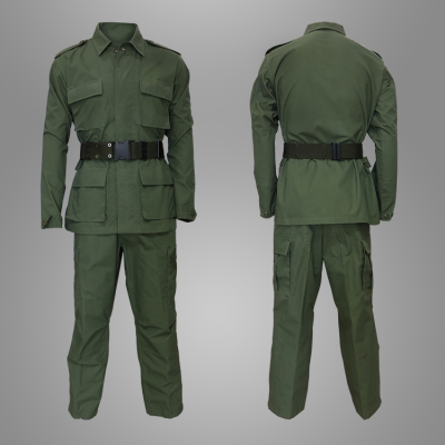 Olive Green Security Guard Uniform Battle Dress Uniform
