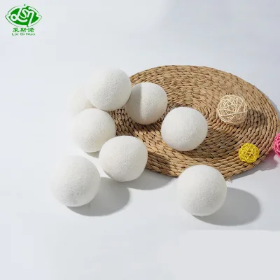 Best Seller Organic New Zealand Wool Felt Dryer Balls 6-10cm Reusable Smell Removing & Dehumidification Laundry Cleaning