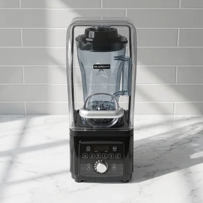 Commercial Blender Mixer and Juicers 4.5L 2200W Soundproof Programmable Ice Crusher Processor Blender for Smoothie Milkshake