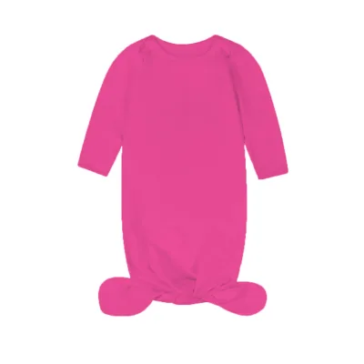 180g Combed Cotton Baby Knot Gown Soft Newborn Infant Sleeping Bag Sack Fluorescent Color Sleepwear
