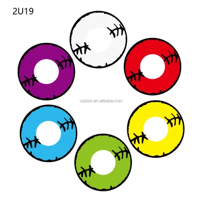 Free Design Halloween Monthly Soft Contact Lenses High Oxygen Permeable Colored Little Demon Mysterious Thriller Style for