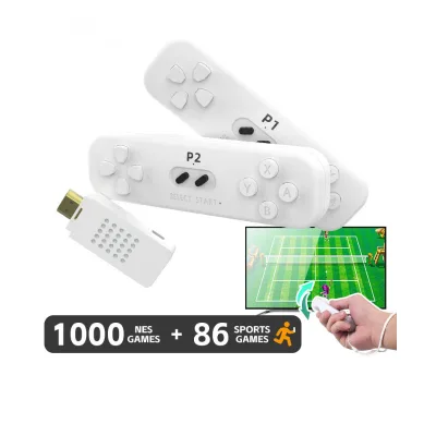 Y2 FIT Video Game Console Remote Control Built in Sports Game Mini Stick Parent-child Interactive Somatosensory Game Console