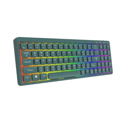 78-key Rgb Low-profile Mechanical Keyboard Double Injection Keycaps Color Can Be Customized RECE BT Keyboard Mechanical Switches