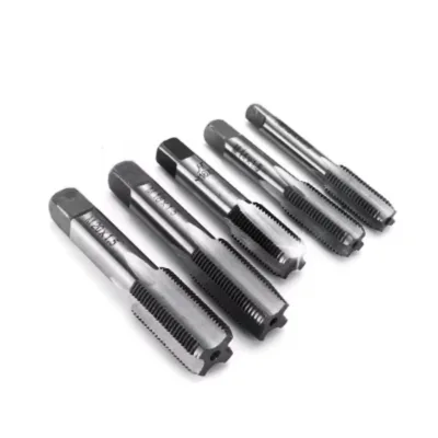 M1-M12 HSS Machine Tap Set Straight Fluted Plug Taps Thread Cutting Drill Bits for Metalworking CNC Lathe